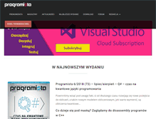 Tablet Screenshot of programistamag.pl